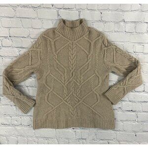 Dries Van Noten Lambs Wool Cable- Knit Sweater